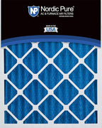 Nordic Pure 20x25x2 (Actual Size: 19 1/2 x 24 1/2 x 1 3/4) Pleated MERV 7 Air Filters 12 Pack