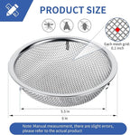 6" Rain Barrel Screen Filter for Rain Barrels, Premium 304 Stainless Steel Barrel Filter, Long-Lasting Durability -Kitchen Wash Colander -Soil Sifter, for Keep Mosquitos&Debris Outside, Fruit Draining