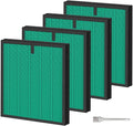 4 Pack HY4866 Air Purifier Replacement Filter Compatible with MORENTO HY4866 WESTHEY HY4866 Air Purifier and YIOU M1 Air Cleaner Pet Dander Version HY4866 Replacement Filter Green