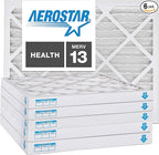 Aerostar 15x20x2 MERV 13, Pleated Air Filter, 15x20x2, Box of 6, Made in the USA
