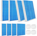 DerBlue 8pcs Wick Replacement Filter and 4pcsTop Fill Humidifier Replacement Filters Compatible with Superior 6000S Smart Evaporative Humidifier,high efficiency filter can last more than 6 months