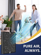 3000 Replacement Filter Compatible with Air Doctor AD3000 Version Air Purifier, Not for AD3500, 2 Carbon Filters & 4 PreFilters – Compare to Part #ADF3002 ADF3003