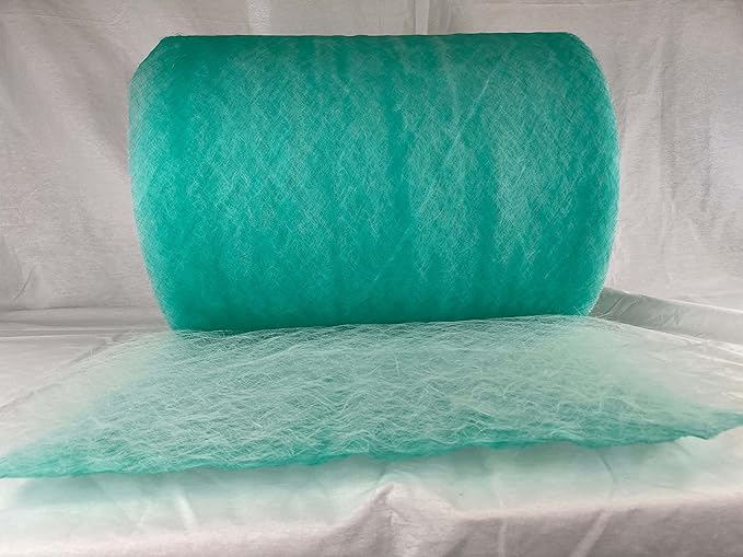 wioboy Paint Booth Exhaust Filter Roll, (36" x 300ft) 15 Gram Fiberglass Paint Arrestor for Spray Booth