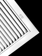 25" X 20" Aluminum Return Filter Grille - Easy Airflow - Linear Bar Grilles [Outer Dimensions: 26.75w X 21.75h]
