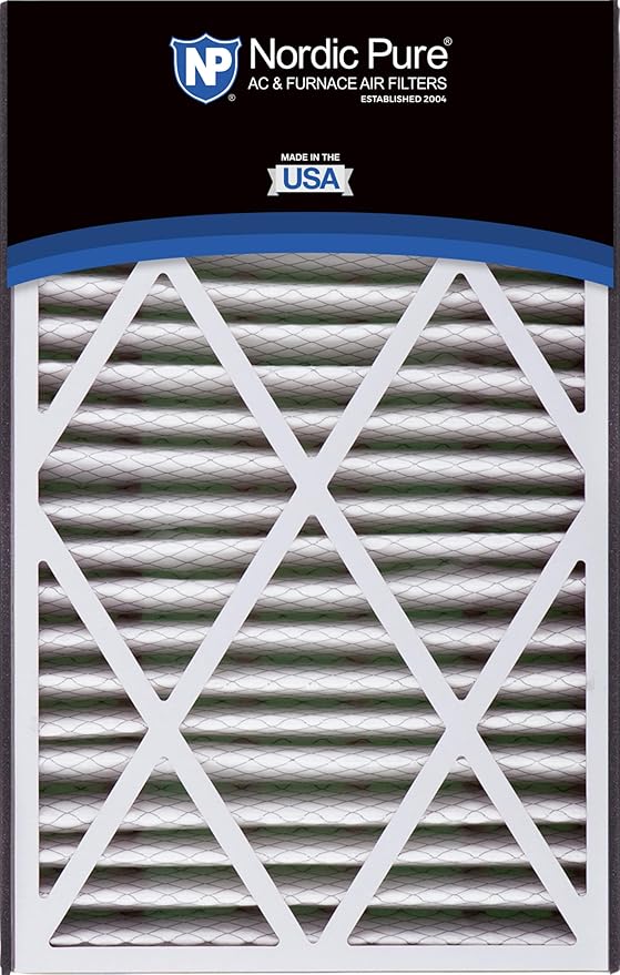 Nordic Pure 16x25x3 (Actual Size: 15 13/16 x 24 5/16 x 3) MERV 14 Trion Bear Cub 266649-101 Replacement Pleated AC Furnace Air Filters 7 Pack