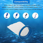 X-treme Multilayer Filter Bag, Compatible with Catfish Ultra,iVac 250,iVAC C2,Volt FX-4 and for Jacuzzi JPV200 Handheld Pool Vacuums (2 Pack, X-treme Multilayer Filter Bag)