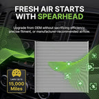 Spearhead OEM+ Particulate Breathe Easy Cabin Filter, Fits Like OEM, Provides Max Airflow & Enhanced Performance (BE-846AP)