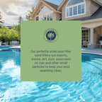 Palmetto 10 Pack Pool Filter Sand, Clean and Clear Water, Natural Sand for Residential and Commercial Pool Sand Filter Pumps, 50 Pound