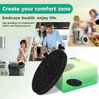 Polyurethane Activated Charcoal Filters -7 Pack 4.5 Inch Square Strong Odor Control Replacements for Kitchen and Countertop Compost Buckets/Bins