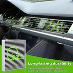 Engine & Cabin Air Filter Kit for Toyota RAV4 Hybrid (2019-2025), Camry Hybrid (2018-2025), Highlander Hybrid (2020-2025), Sienna & Venza (2021-2025)–Replaces 17801-77050 & 87139-0E040