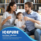 ICEPURE 4874960100 Refrigerator Water Filter Replacement for Blomberg Beko 4874960100 Water Filter, NSF/ANSI 42 certification, Reduces Chlorine Taste & Odor, 2PACK