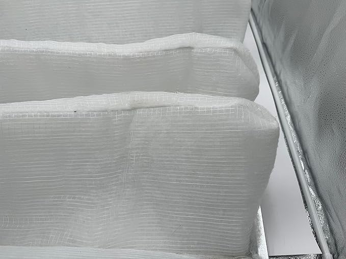 wioboy Paint Spray Booth Intake Filter (23.5" x 46" x 8" (4/case)), 6 Pocket High Capacity Polyester Air Filter