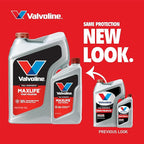 Valvoline MaxLife High Mileage Full Synthetic 5W-20 Motor Oil 5 Quart