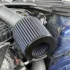 KYOSTAR Universal 6" (152mm) High-Flow Air Filter, Reusable Cone Cold Air Intake, High Performance, Washable, Clamp-On Car High Flow Air Kit, Flange Diameter: 6 Inch, Filter Height: 6.2 Inch, Black