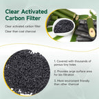 4 Packs 210g Odor Absorbing Activated Carbon Filter Refills for Smart Waste Kitchen Composter, Activated Charcoal Pellets