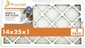 Proairtek AF14251M08SWH Model 14x25x1 Pack of 2 Air Filters, MERV 8; Ideal for Anyone Wanting Clean, Crisp Air in Their Home