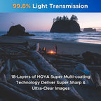Hoya EVO Antistatic 37mm UV Filter — Camera Filters with 16-Layer SMC Coating, 3mm Thick, UV Optical Glass for Superior Resolution - Dust, Stain & Scratch-Resistant for Clear & Distortion-Free Images