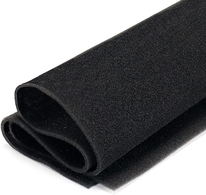 Cut to Fit Foam Pad Pre Filter, Air Purifiers Filter Replacement, Compatible with Most Air Conditioner, Trash Cans, Dehumidifier, 39 x 16 inch, 1 Pack