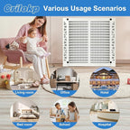 2 Pack 213 Replacement Filter Compatible with AprilAire Whole House Air Purifiers Model 1210, 1620, 2210, 2216, 3210, 4200, Size:20x25x4(20.2" x 25.4" x 3.77") MERV 13 Pleated HVAC AC Furnace Filter