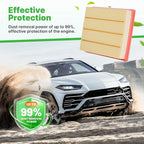 2PCS Engine Air Filter Fit for 2024 2025 2026 Mazda CX-90 CX90, 2025 2026 CX-70 CX70 Air Filter Replacement Engine Filter Automotive Accessories# PXFV133A0