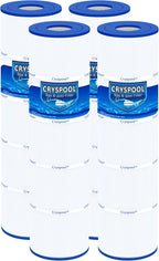 Cryspool® 07080 Filter Compatible with Jandy CL460, CV460, A0558000, R0554600, PJAN115, C-7468, FC-0810, 4X115 sq.ft Pool Filter Cartridges, 4 Pack