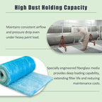 Fiberglass Paint Booth Filter Roll for Spray Booth 18-Gram Blue 200ft (30" x 200ft)