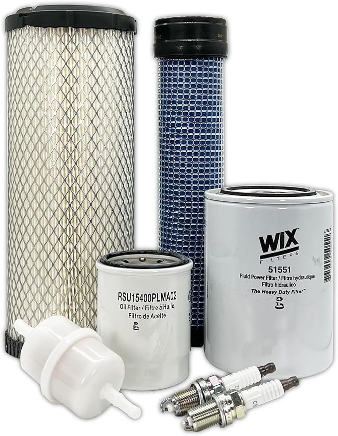 HERO Maintenance Filter Kit For Barreto 20RTK/23RTK Trencher Filters Compatible With OEM 15400PLMA02PE 03952 070225OUTER 070225INNER 16910Z6L003 980795587G Engine: GX630 (Donaldson Air Filter)