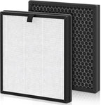 AP303 AP304 Replacement Filters, Compatible with DAYETTE ＆ FRESHDEW Air Purifier AP303/AP304, H14 HEPA Filter with Activated Carbon, 2 Pack (Original Filter)