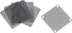 uxcell PC Dust Fan Screen with Screws for Cooling Dustproof Case Cover PVC 60mm 5pcs