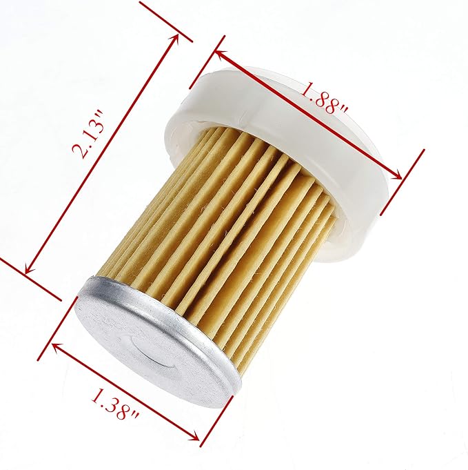 iFJF 6A320-58830 Fuel Filter Element Replacement for Kubota B3350HSD B7500D L2501D L3800DT LX2610HSD M5640SU RTV900G RTV-X1100CW Replaces PF9911 33830 with O-ring 6A320-59950 (2Pcs)