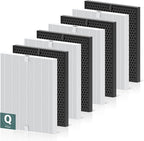 5510 5520 Replacement Filter Q for WINIX 5510 5520 PlasmaWave Air Purifier, H13 True HEPA and Activated Carbon Filter Combo Pack, Part # 1712-0123-00, 4 Set
