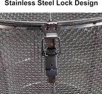 Stainless Steel Pump Filter Cover Water Pump Protective Cover Sump Pump Anti-Clogging Outdoor 1mm Mesh Pump Cover Barrier Durable And Strong For Septic Tanks Farm Irr(Size:35x50cm/13.7"x19.6",Color:B)