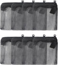 Pawfly 8 Pack Aquarium Filter Media Bags, Fish Tank Fine Mesh Bag with Plastic Zipper Aquarium Reusable Mesh Bag for Activated Carbon, Bio Filter Balls, Filter Stones (3" x 4")