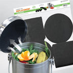 12 Pieces Counter Top Activated Carbon Compost Bin Filters - Extra Thick Indoor Pail Replacement Charcoal Caddy Filters Refill, 0.4" Thickness