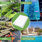 Classic Pond Filter Pad Aquarium Media 18"x72"x1", 9 Ft² White Thicker Reusable Replacement Washable Pad,Fish Pond Filter Material for Koi Outdoor Ponds Aquarium