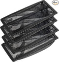 HAAK - Floor Vent Cover Trap, Durable Screen That Attaches Easily to Vent Covers for Home Floor, 4-Pack Air Vent Filters for Trapping Debris, Easy to Install and Remove, 4 x 12 inches Each