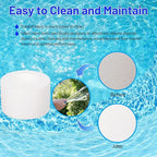 6540-502 Hot Tub Filter Cartridge Replaces for Filbur FC-2812, Sundance Series 850 780 6540-502, PPS750, Darlly PP2002, Inner Pre Filter Disposable for Pool and Spa, 1 Pack