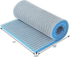 AQUANEAT Aquarium Filter Sponge 8-Layer Filter Media Pad, Cut-to-Size Foam Floss for Fish Tank Sump Pond (28" x 11" x 0.6")