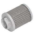 Qiilu Suction Strainer Filter - Stainless Steel Oil Filter for Hydraulic Systems,Works with Car Engines and Generators - and Pollutants Removal