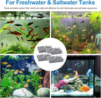 6 Pack Activated Carbon Inserts for AquaClear 50 Aquarium Filter, 80-gram/Bag Carbon Media for Fluval Aqua Clear up to 30-50 Gallons Aquariums,Charcoal for Fish Tank Filter A1384