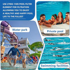 27002-0150S Pool Filter Cartridges Compatible with pentair sta-rite 27002-0150S Pool Filter System 2 Modular Media Pool and PLM150 D.E. Filter,150 sq.ft D.E. Filter with 24800-0121 Air Bleed Assembly