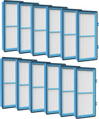 Nispira AER1 Filter Replacement for Holmes Air Purifier HAPF30AT HAP242-NUC Total Air 12 Packs, 1.2 x 10 x 4.6 Inches