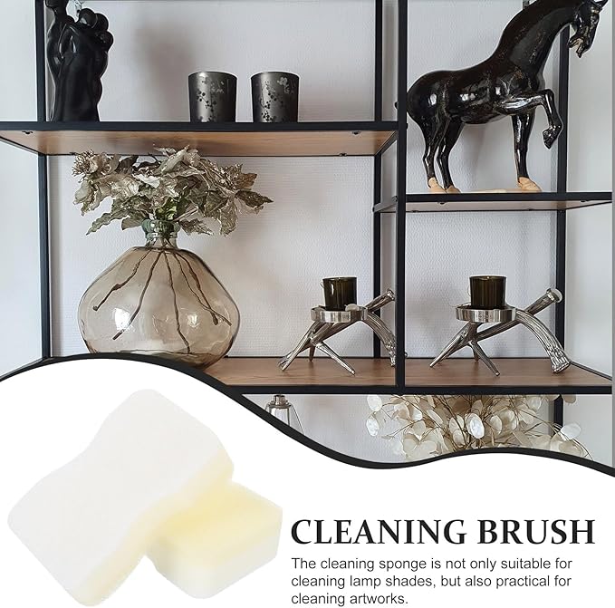Lampshade Cleaning Sponge 15Pcs Set Reusable Dry Fabric Cleaner Sponges for Dust, Ash, Pet Hair Removal on Lampshades, Curtains, Crafts Household Cleaning
