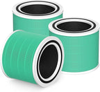 Core 200S Toxin Absorber Replacement Filter compatible with LEVOIT Core 200S and Core 200S-P Smart WiFi Air Purifier , 3-in-1 H13 True HEPA Activated Carbon Filter, Core 200S-RF-TX, Green, 3 Pack