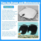 AQUANEAT 16 pcs Replacement Canister Filter Pads Compatible with AMOSIJOY/PONDFORSE 172/225/265GPH Aquarium Filter Media Generic Floss