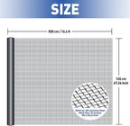 MAGZO 304 Stainless Steel Mesh Screen Roll 47in x 16.4ft - 22 Mesh Pet Proof Metal Window Screen Replacement, Screen Door Mesh for Patio,Porch,Pet,Cage,Vent Cover,Filter,Gutter Guard,Rodent Protection