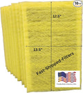 Fast-Shipped-Filters 10 Pack 15x20 Replacement Filter Pads Compatible with MicroPower Guard One Hour Air Cleaner Refill Yellow (10, Yellow, 15x20)