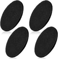 Pangda 4 Pack Oval-Shaped Charcoal Filters for Compost Bucket Countertop Bin Pails in Indoor, Activated Charcoal Filter Dimensions Approx 6-1/2 x 5 Inches 3/8 Inch Thick