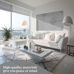 6 Pack Large Acoustical Wall Panels 23.6 x 23.6 Inches Acoustic Peel and Stick Self Adhesive 3D Wall Panel Sound Absorbing Art Decorative Acoustic Panel for Interior and Ceilings Soundproof