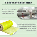 Fiberglass Paint Booth Filter Roll, for Spray Booth 22-Gram Yellow 200ft (30" x 200ft)